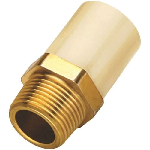 Cpvc Brass Hex Reducer Mta - Color: Golden