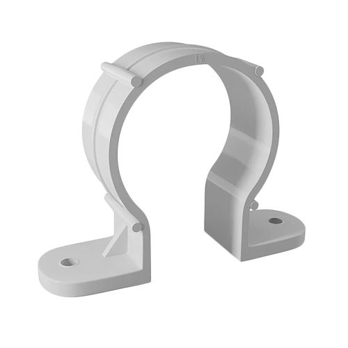 Pvc Pipe Clip - Color: White