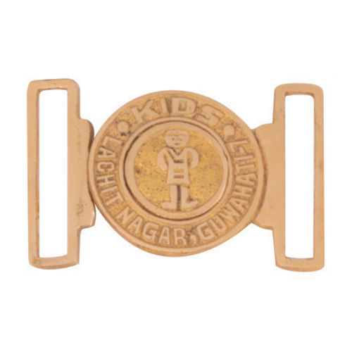 Round School Belt Buckle - Feature: Water Proof