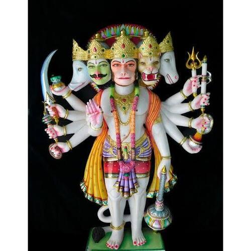 Panchmukhi Hanuman Marble Moorti - Feature: Eco-friendly