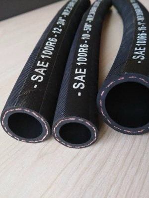 R6 nylon braided rubber hose pipe