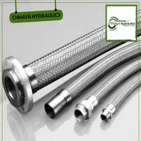Ss Corrugated Hose Assembly - Industrial Standard Size | Silver Color, Hard, 1-year Warranty, Ideal For Robust Applications