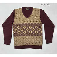 506 Mens Woolen V Neck Sweater