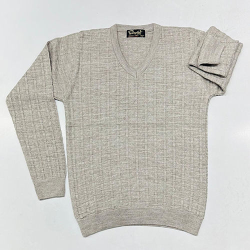 514 Mens V Neck Full Sleeve Sweater - Fabric Type: Wool