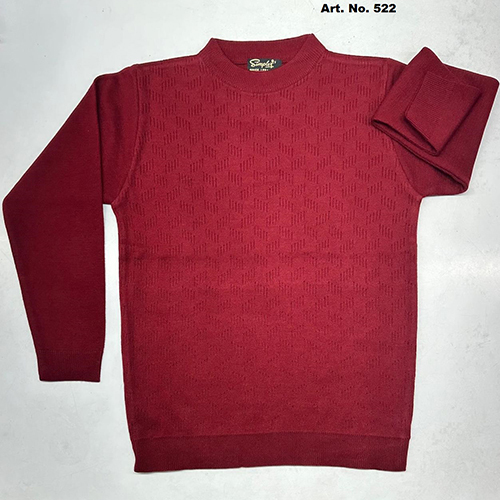 522 Mens Round Neck Full Sleeve Sweater