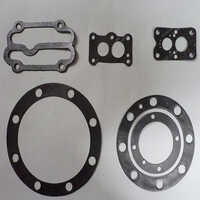 Exhaust Manifold Gasket - PTFE Material, Standard Size , Black Color for Industrial Usage