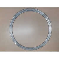 Corrugated Stainless Steel Gasket - Stainless Steel, Standard Size, Silver | Industrial Usage For Leak Prevention And Sealing Applications