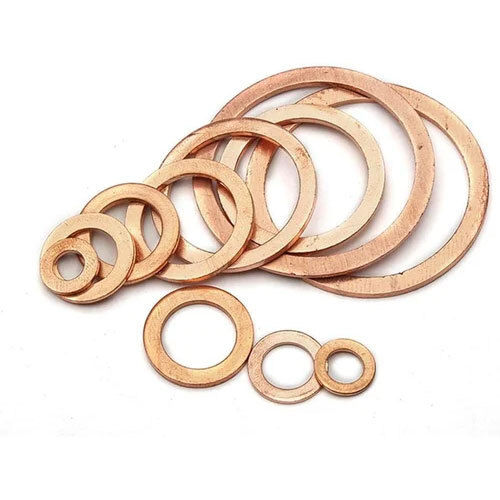 Copper Ring Gasket - Color: Golden