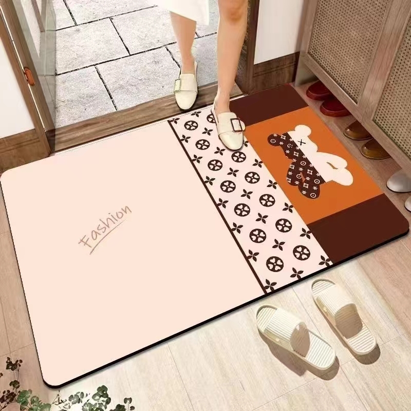 Hot Sale Absorbing Factory Wholesale Rugs Non-Slip Quick Dry Diatomite Bath Mat