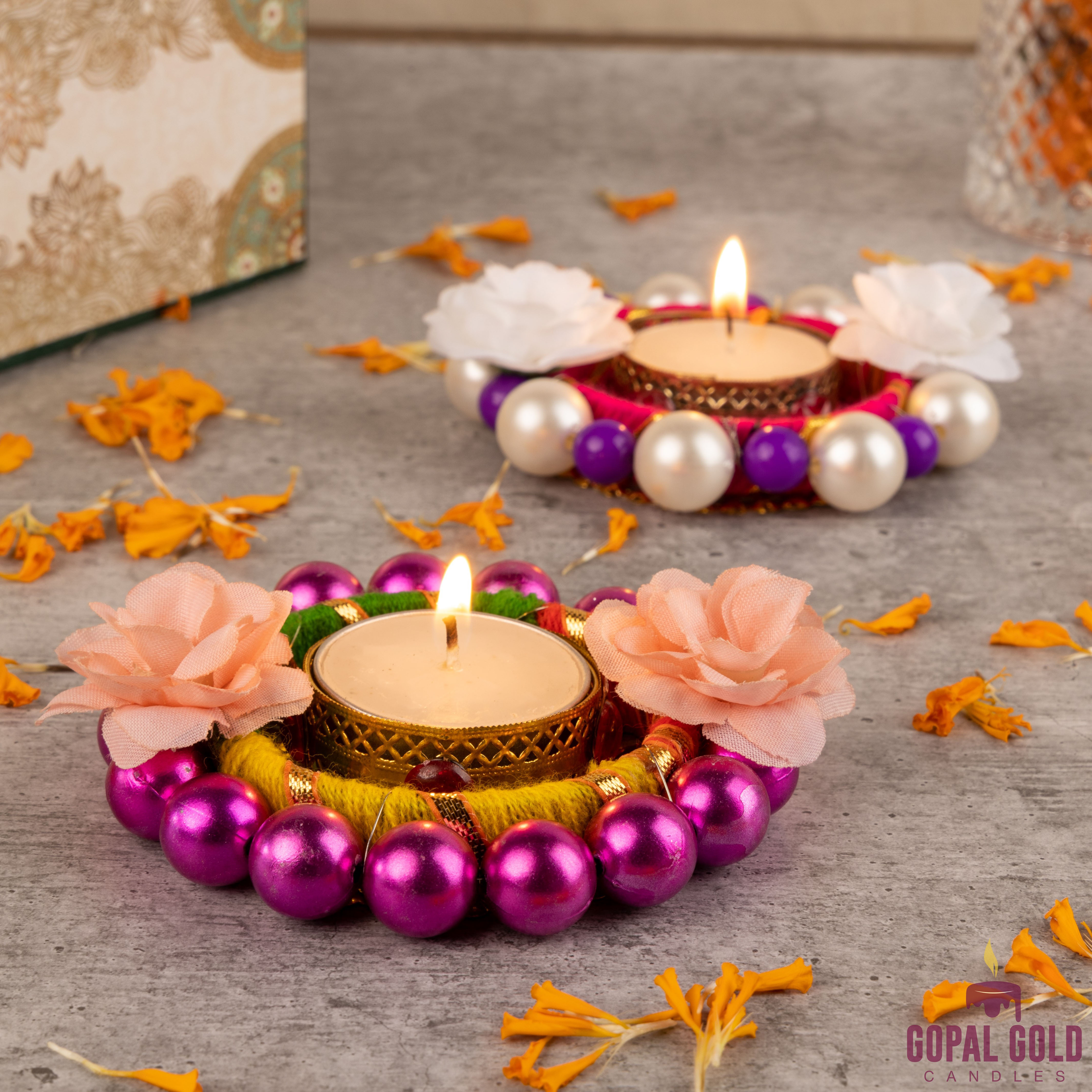 Diwali Decor Tealight Holders