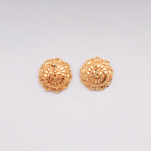 Artificial Round Fancy Gold Tops