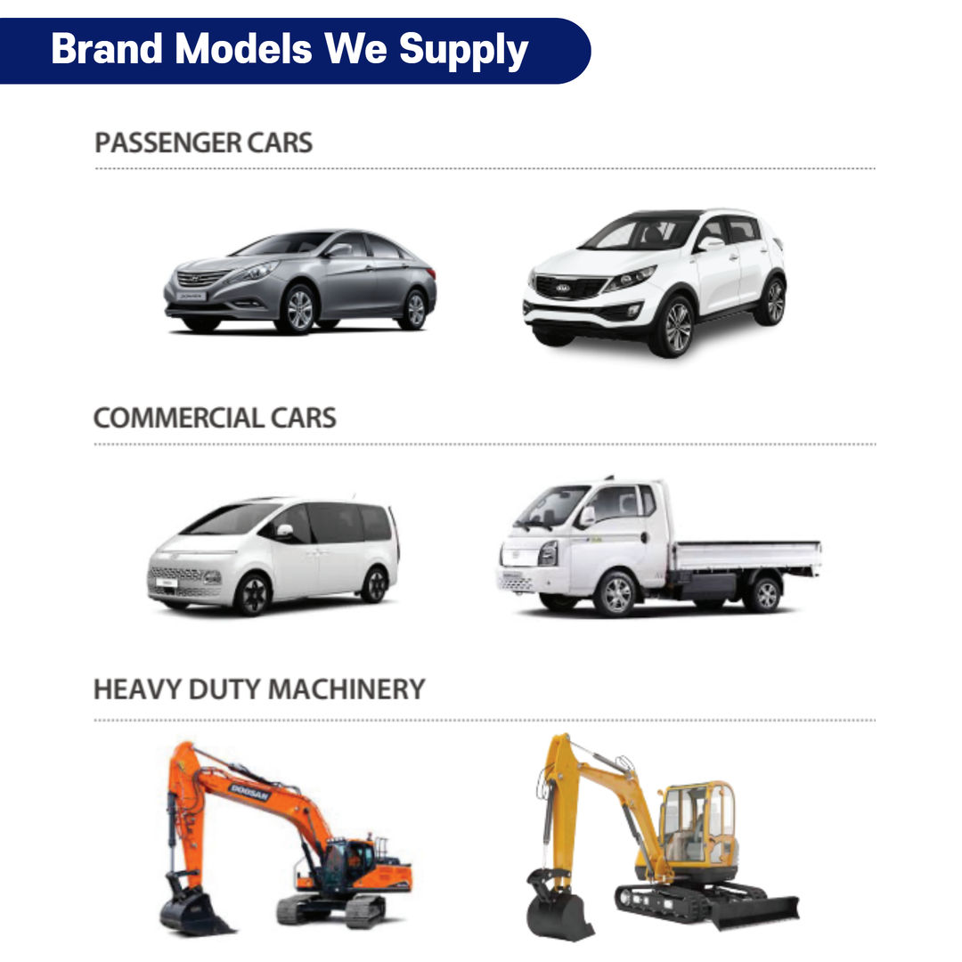 Auto spare parts for Korean Vehicles