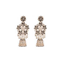 Designer Oxodiz Silver Jhumka
