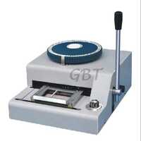 Pvc Card Embossing Machine 68e - Color: White