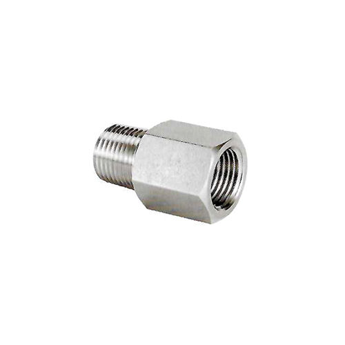 Stainless Steel Adaptor - Color: Silver