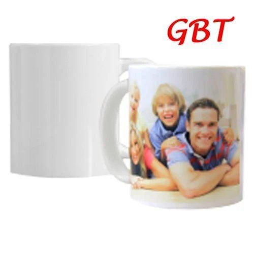 White Sublimation Mug (Imported) - Material: Ceramic