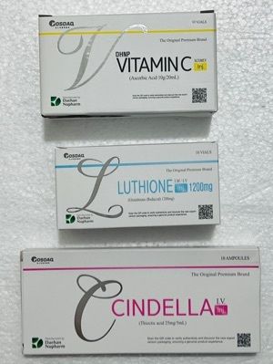 Cindella 1200mg Glutathione Injections with KFDA Seal