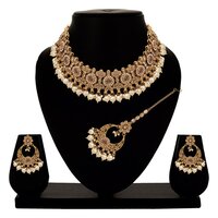 Wedding Collection |Indian jewellery set| Reverse AD Necklace| Bridal Necklace set| Choker Necklace set| Traditional Necklace set