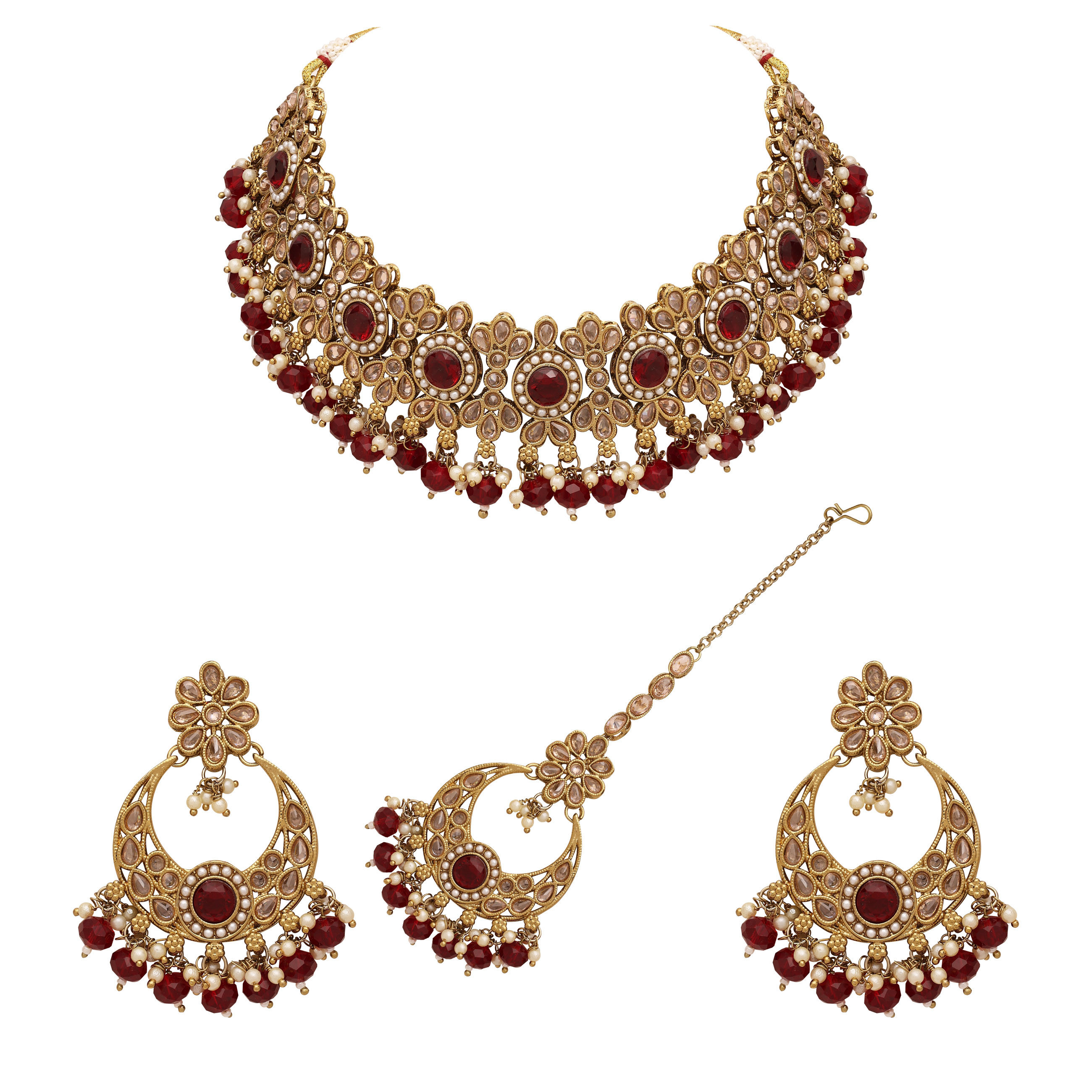 Indian Wedding  jewellery set| Wedding Collection |Reverse AD Necklace| Bridal Necklace set| Choker Necklace set| Reverse AD Stone