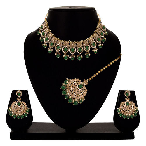 Wedding Collection |Indian jewellery set| Reverse AD Necklace| Bridal Necklace set| Choker Necklace set| Reverse AD Stone