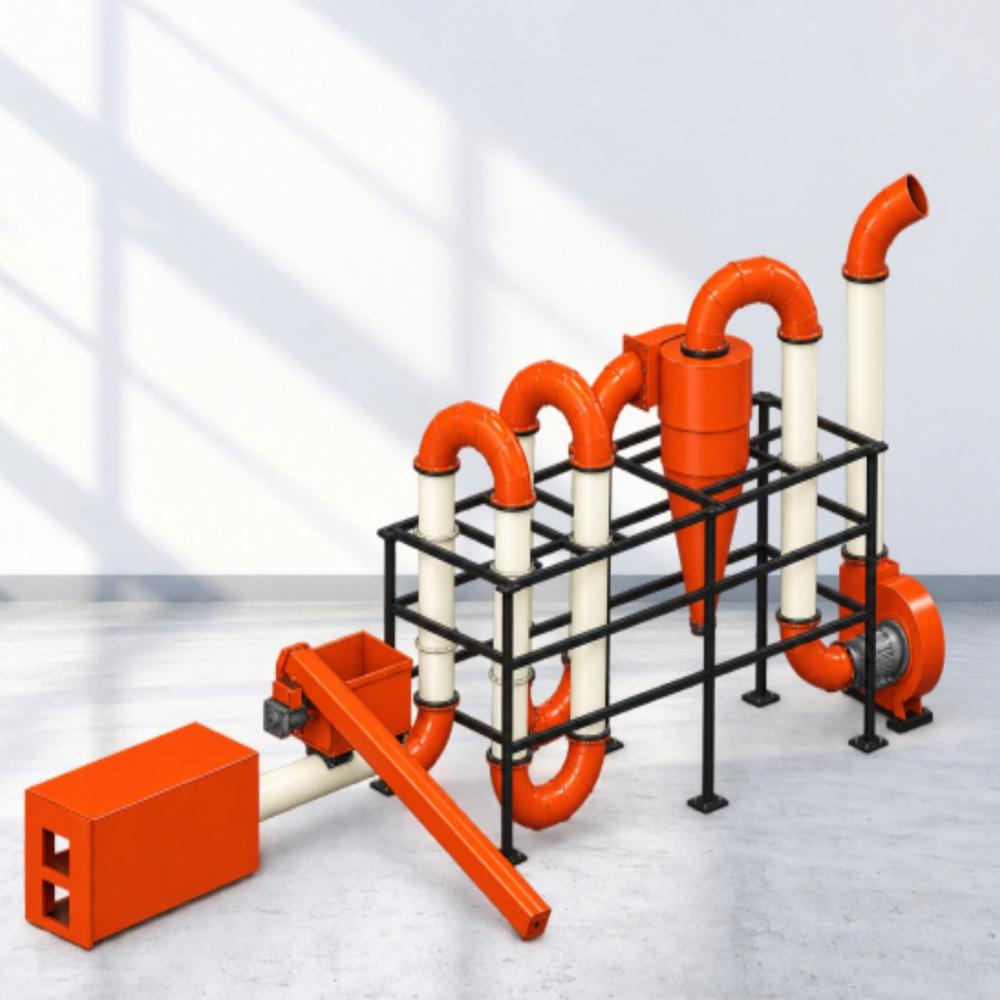 Biomass Dryer - Flash Type - Color: Blue