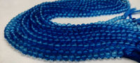 Natural Topaz Swiss Blue Round Shape Plain 6mm Beads Strand 13 Inches Long