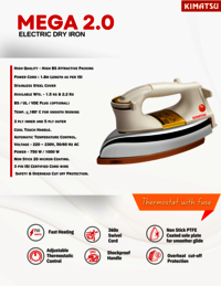 Electric Dry Iron- PLANCHA