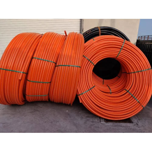 20MM MDPE Pipe - Other Material, Round Shape, Orange Color | 1 Year Warranty, Painted Surface Treatment