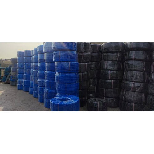 Waterboss 20 Mm Pn16 Pe100 Hdpe Water Pipe - HDPE Material, Round Shape, Blue & Black Color | Industrial Application, Durable Design