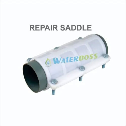 Waterboss Pp Repair Service Saddle - Pre-Galvanized, Round White Design | 1-Year Warranty for Reliable Performance