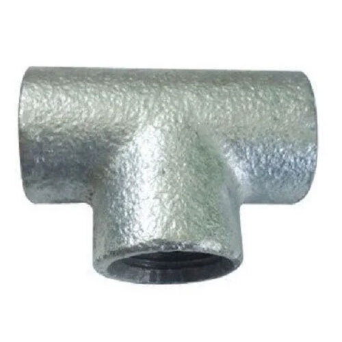 WATERBOSS Gi Tee - Gi & Other Materials, Round Section Shape, Finished Polished Surface, Gray Color | 1 Year Warranty