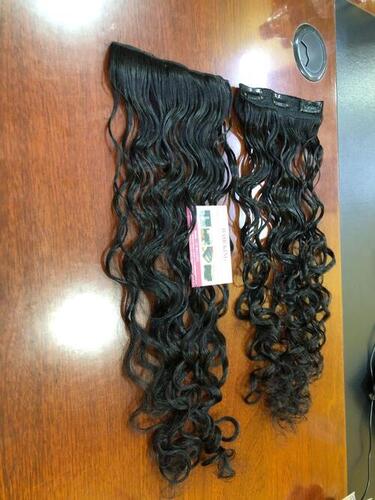 CLIP ON HUMAN  HAIR EXTENSIONS AND WEFT HAIR BUNDLES