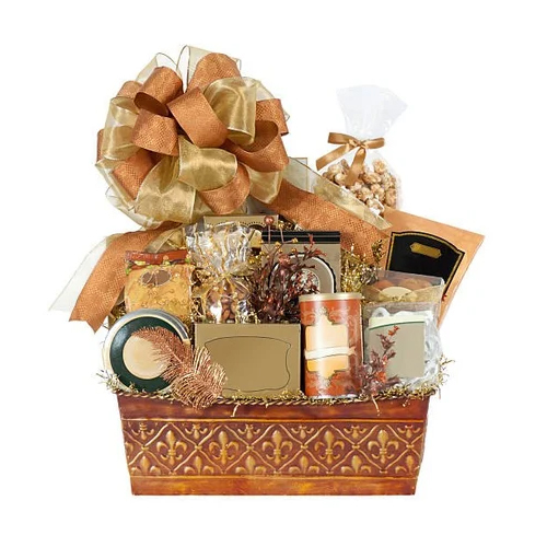 Wooden Gift Basket