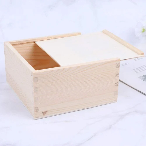 Composite Wood With Acrylic Lid Box