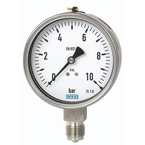 Wika Make Pressure Gauge - Color: Silver