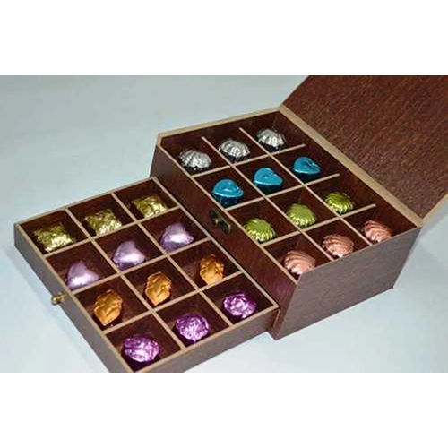 Wooden Chocolate Box - Finishing: Matte Lamination