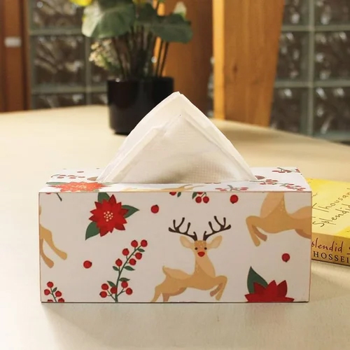 MDF Wood Tissue Box