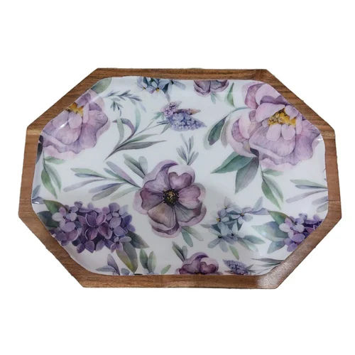 Mangowood Octagon Serving Platter