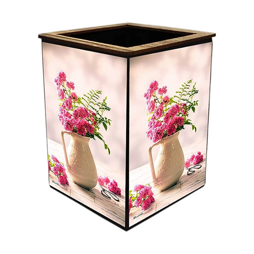 Digital Print Wooden Pen Stand