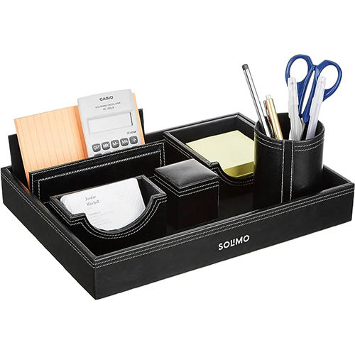 Leatherette Table Organizer - Feature: High Quality