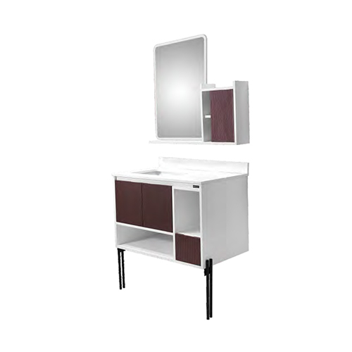 Canele Side Cabinet Mirror Cabinet