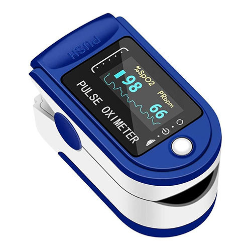 Finger Pulse Oximeter - Durable Plastic, LED Display with 98% SpO2 Resolution - Accurate Pulse Rate Monitoring, Audio Alarm for Abnormal Readings, Battery Operated