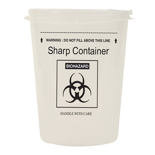 Biohazard Sharp Container - Material: Plastic