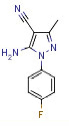 5-Amino-4-cyano-1-(4-fluorophenyl)-3-methylpyrazole    97%