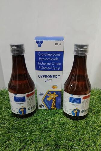 CYPROHEPTADINE HYDROCHLORIDE&TRICHOLINE CITRATE SYRUP 200 ML