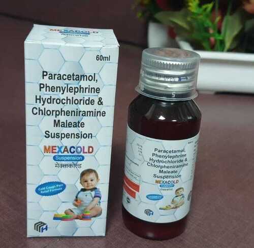 PARACETAMOL 250 MG,PHENYLEPHRINE HYDROCHLORIDE 5MG & CHLORPHENIRAMINE 2MG MALEATE SUSPENSION