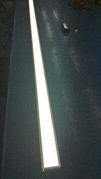 Led Linear Canopy Light - 80w, 2400x50x35mm Aluminium | Cool White, Flat Top Design, Fulham Driver
