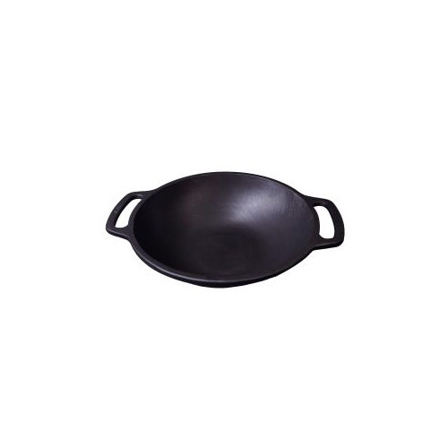 Flat Kadai 10 Inch - Interior Coating: Coated