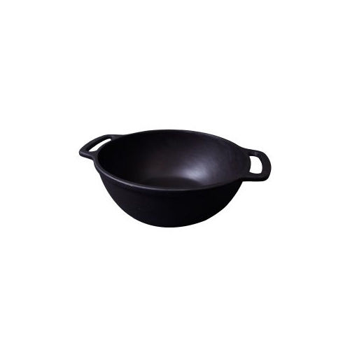 Deep Kadai 10 Inch - Interior Coating: Coated