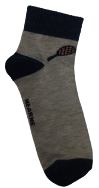 Tennis Racket Design Ankle Socks - Age Group: Adult